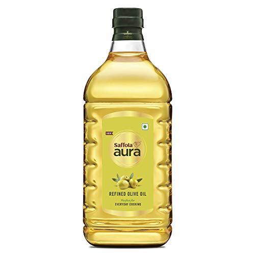 Saffola Aura Refined Olive and Flaxseed Oil- 2L