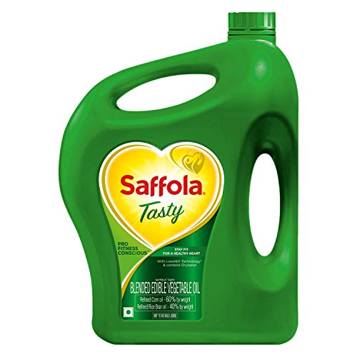 Saffola Tasty- Pro Fitness Conscious Edible Oil- Jar- 5 L